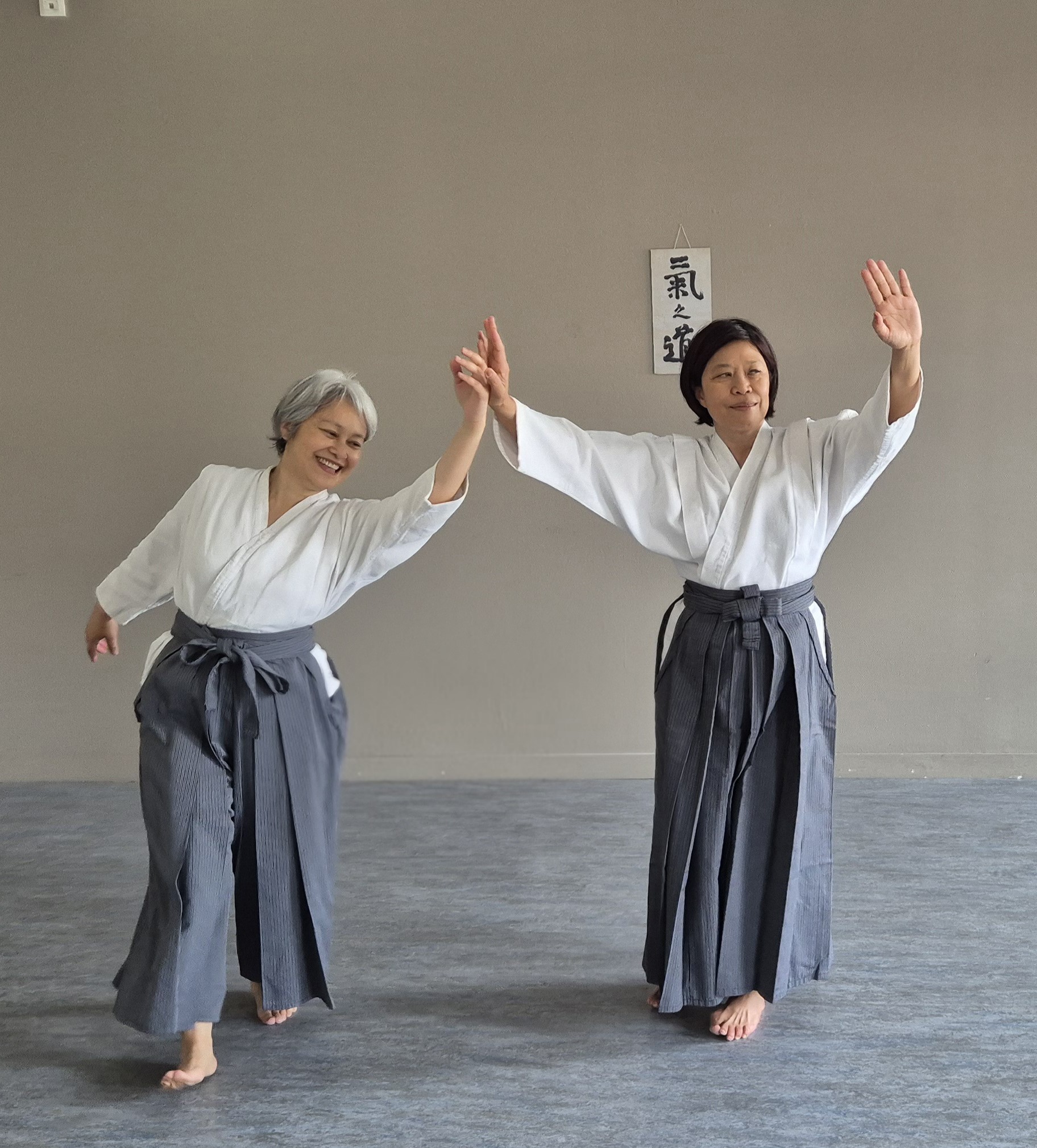 Pratique du Kinomichi – deux partenaires en mouvement